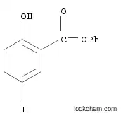 Molecular Structure of 1131622-42-8 (Benzoic acid, 2-hydroxy-5-iodo-, phenyl ester)